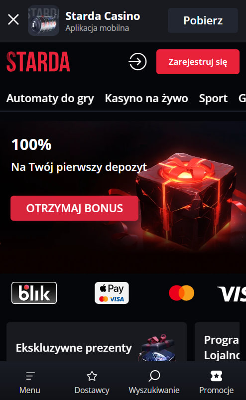 Program Lojalnościowy Starda Cztery Poziomy VIP